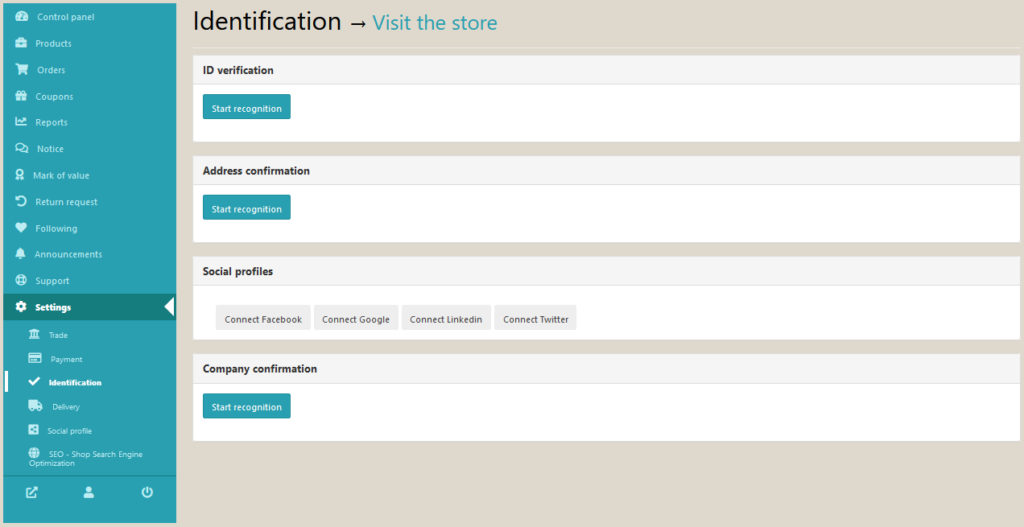 settingsIdentification