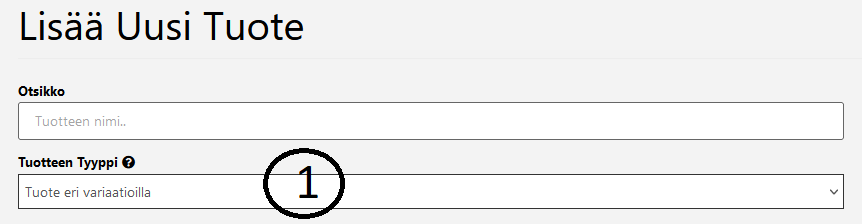 tuotetyyppi