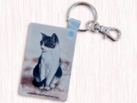 kissa avaimenperä taide