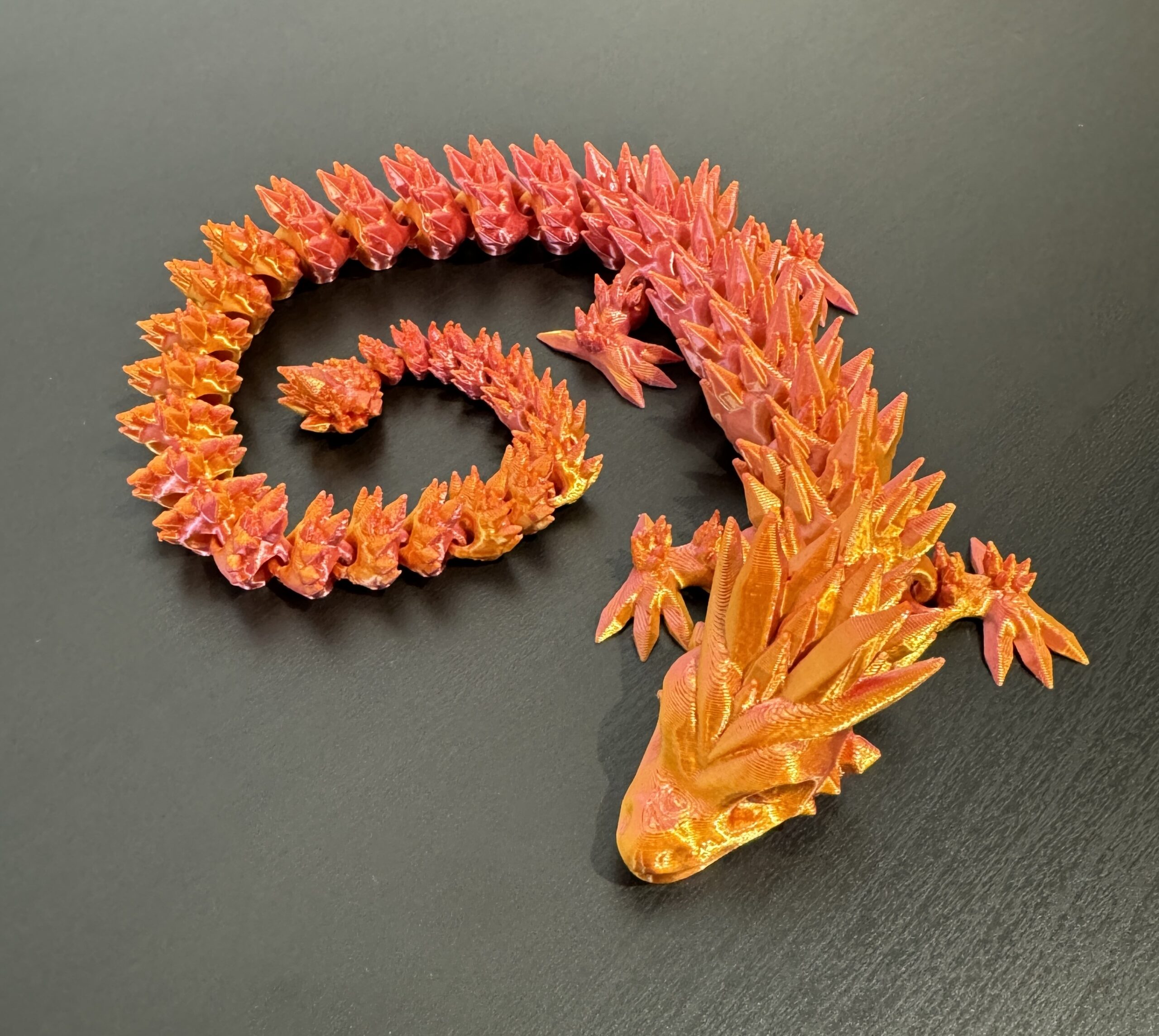 DRAGONIX - "Pentti" Fidget Lohikäärme 75 cm (metallihohto) - Image 5