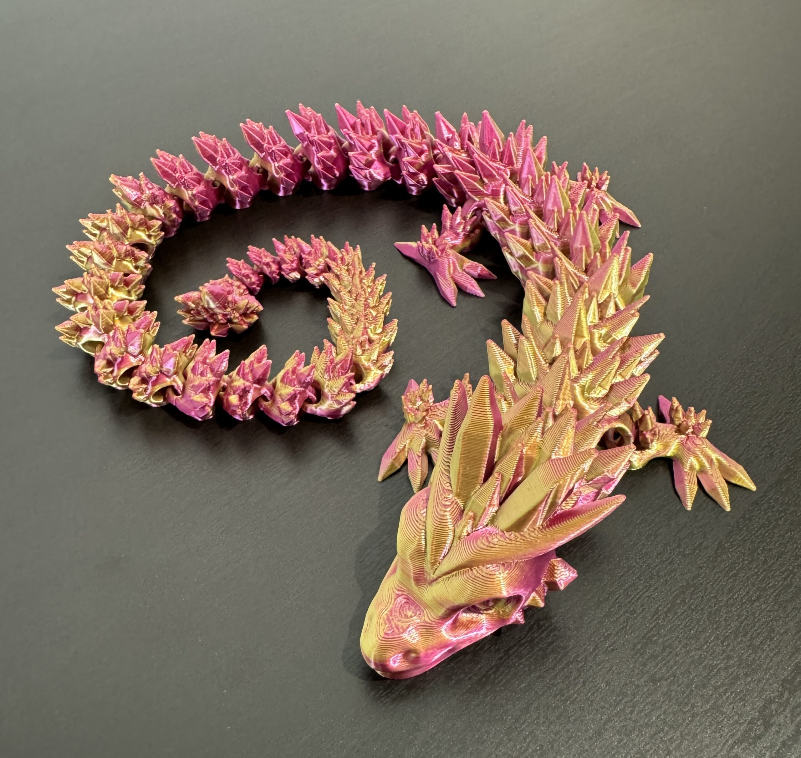 DRAGONIX - "Pentti" Fidget Lohikäärme 75 cm (metallihohto) - Image 8