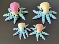 DRAGONIX - "Remu" Fidget Mustekala 13cm