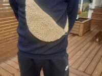 Virkattu crossbody laukku