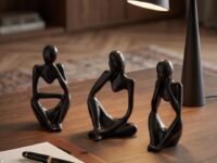 Elegant minimalist figurines