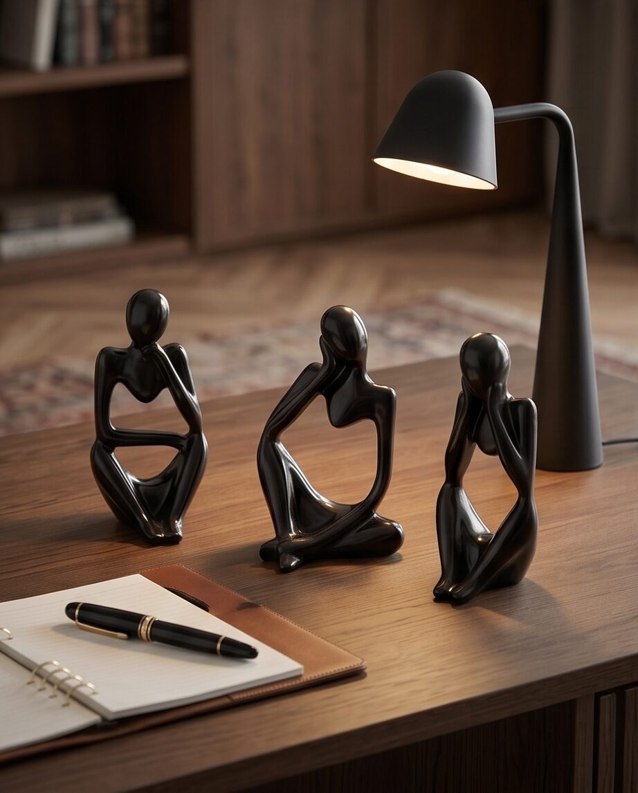 Elegant minimalist figurines