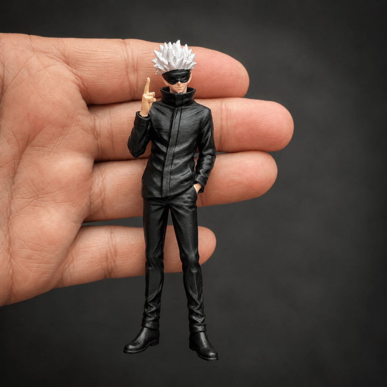 Satoru Gojo Figurine, Jujutsu Kaisen Anime Statue, Right Hand in Pocket - Image 8