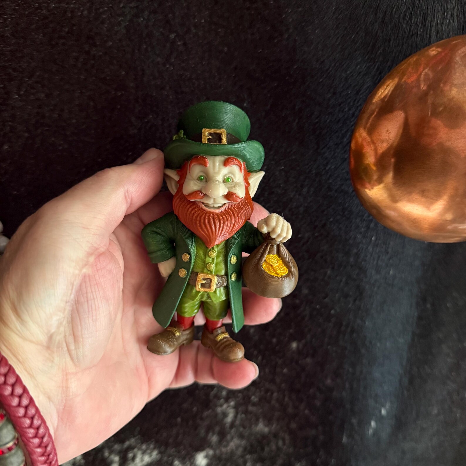 Leprechaun Figurine Home Decor • Irish Gnome Statue • Fantasy Gift Idea - Image 9