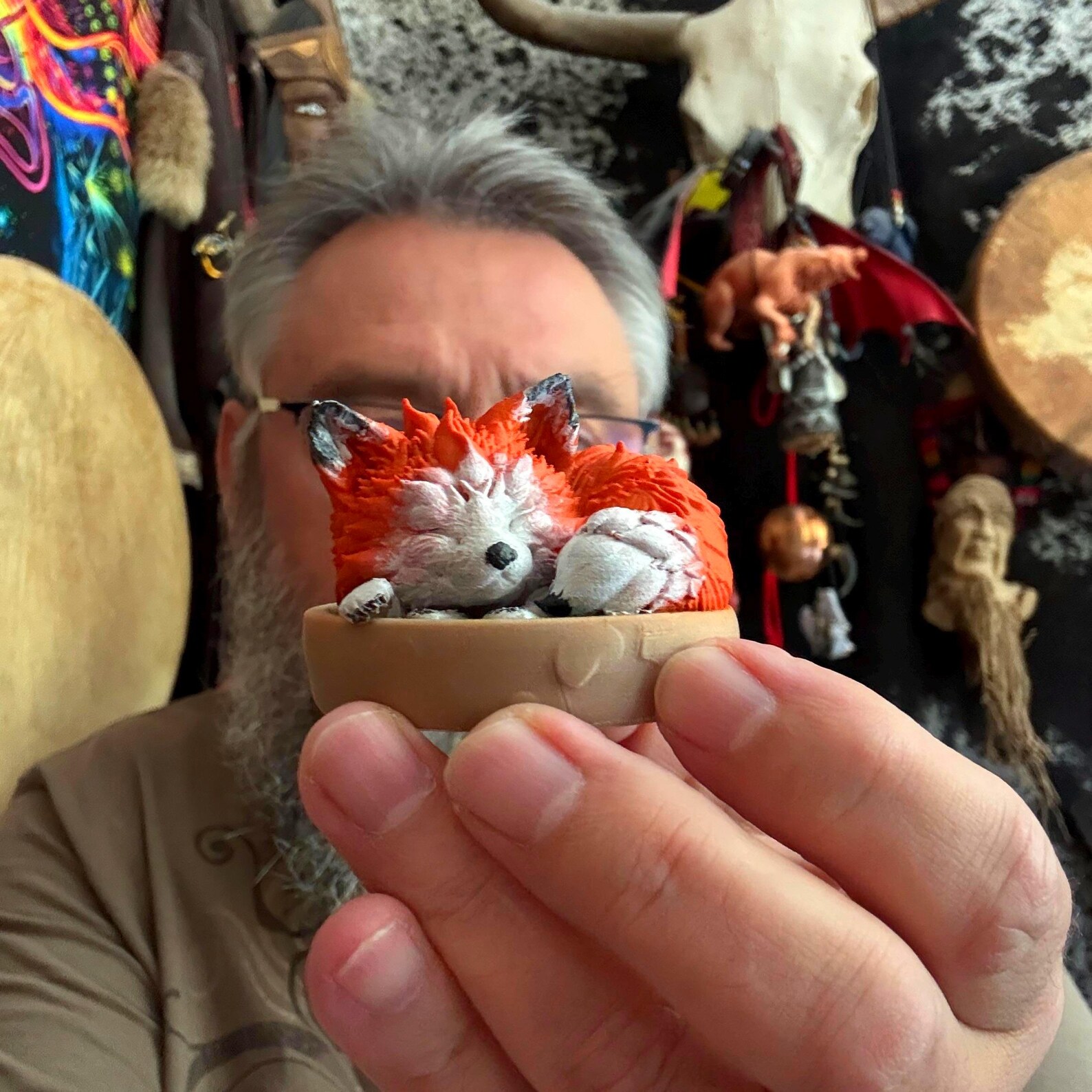 Fox Figurine • Forest Decor • Spiritual Gifts • Pagan Altar Decor - Image 4